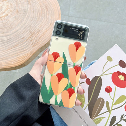 Tulip Flowers Case For Samsung Galaxy Z FLIP 4 5G