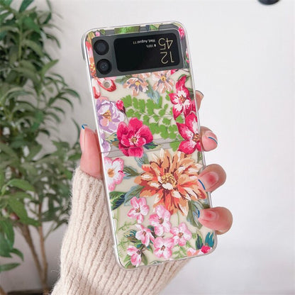 Flower Painting Case For Samsung Galaxy Z Flip 4