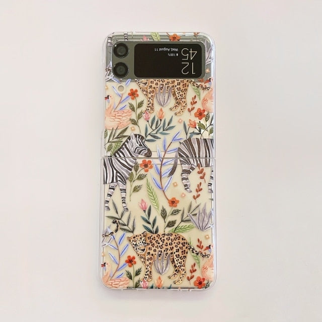 Forest Flower Animal Case for Samsung Galaxy Z Flip 4