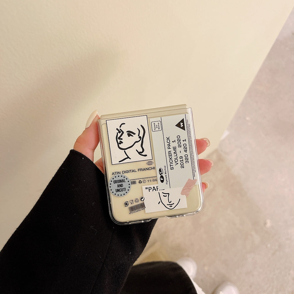 Print Tags Case for Samsung Galaxy Z Flip 4