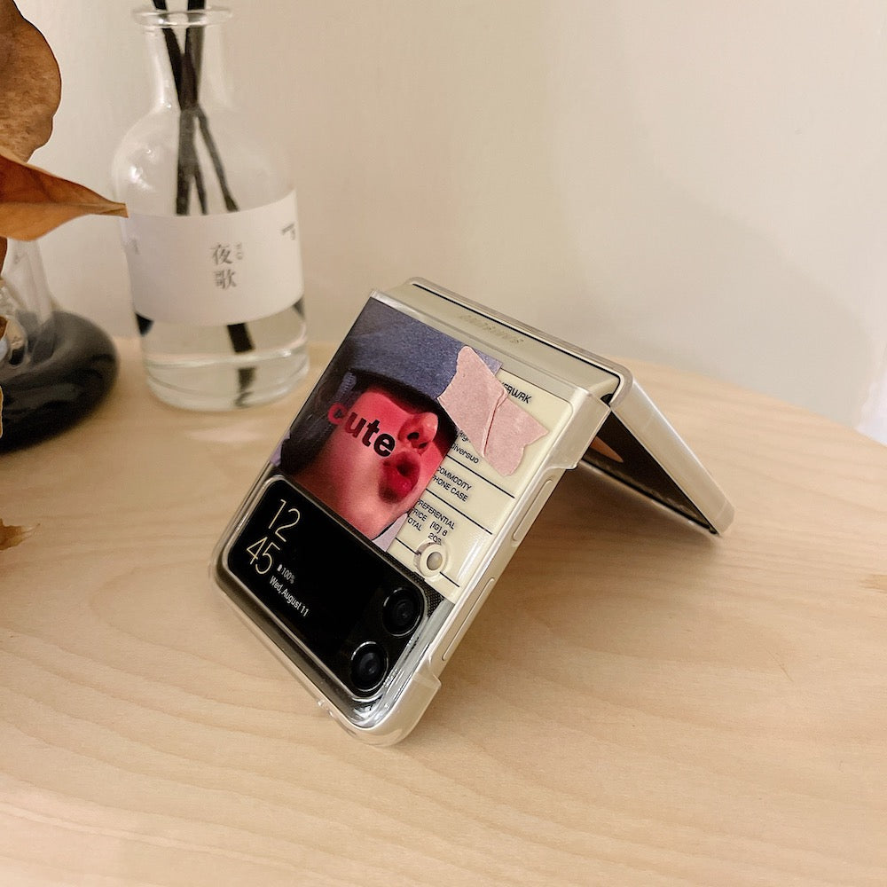 Print Tags Case for Samsung Galaxy Z Flip 4