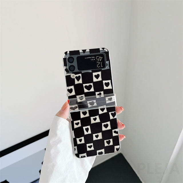 Cute Pearl Bracelet Phone Case For Samsung Galaxy Z Flip 4