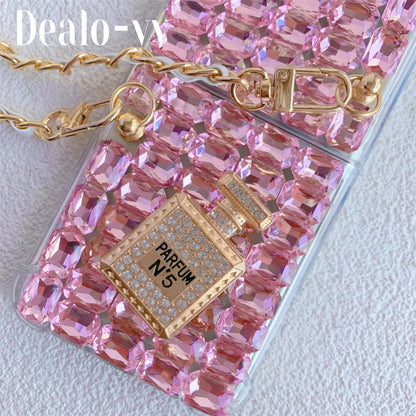 Luxury Long Chain Case for Samsung Galaxy Z Flip 4