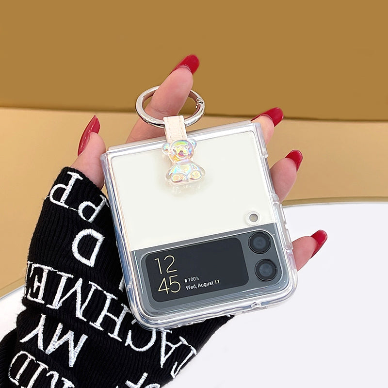 Colorful bear is suitable for Samsung Z Flip 4