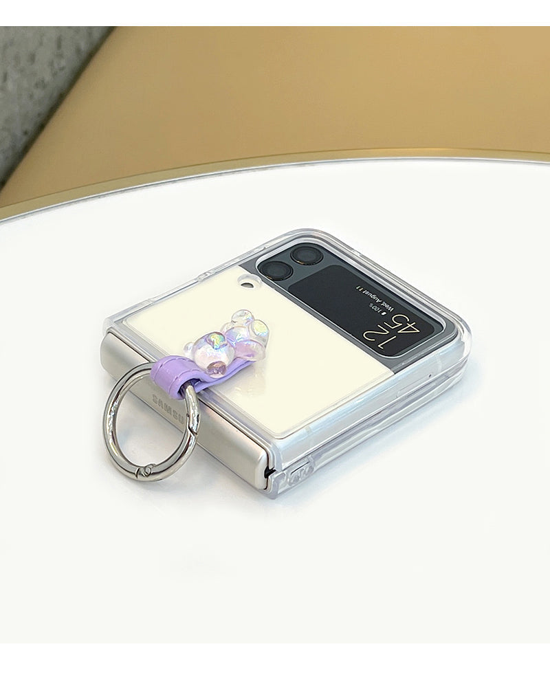 Colorful bear is suitable for Samsung Z Flip 4