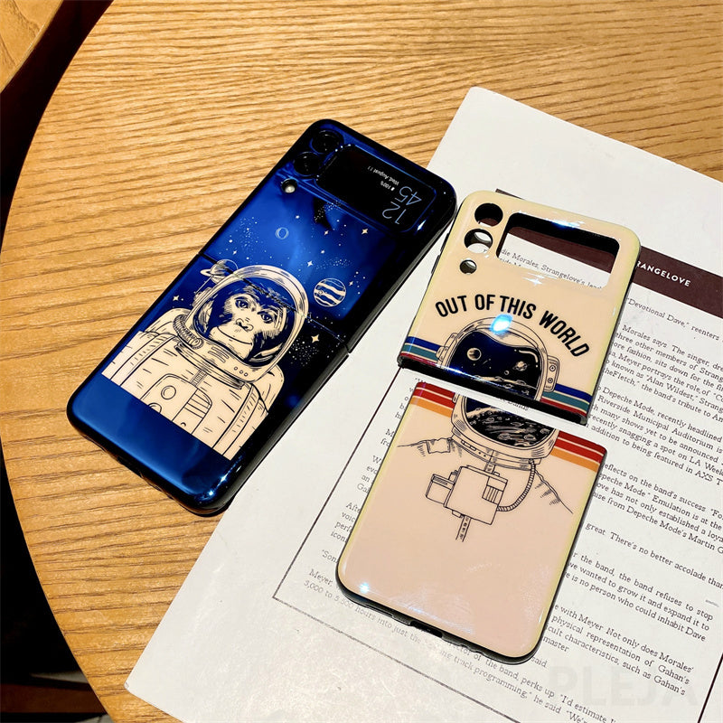 Astronaut Monkey Case For Samsung Galaxy Z Flip 4