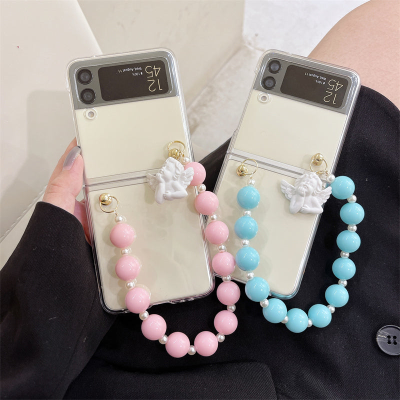 3D Angel Chain Bracelet Case For Samsung Galaxy Z Flip 4
