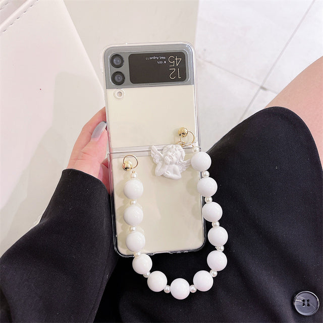 3D Angel Chain Bracelet Case For Samsung Galaxy Z Flip 4