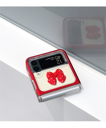 Red 3D Shockproof Case for Galaxy Z Flip 4 5G