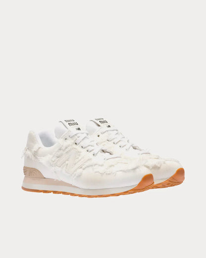 574 SL Low Baskets – White Edition